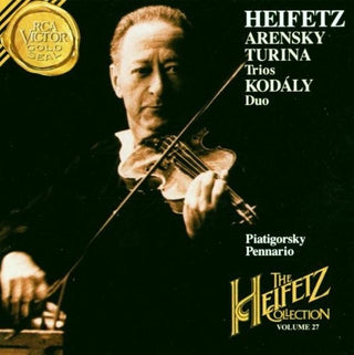the album cover for Arensky / Kodaly / Piatigorsky - Heifetz Collection 27
