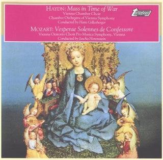 the album cover for Haydn/ Mozart - Paukenmesse