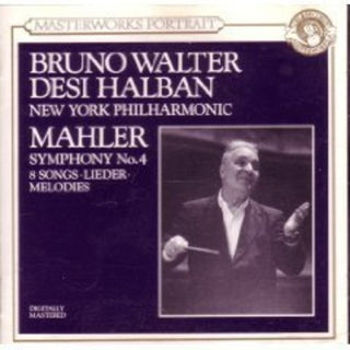 the album cover for Mahler / Walter / Halban - Sym No 4