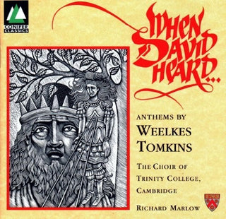 the album cover for Tomkins / Cambridge Trinity Coll Choir / Marlow - When David