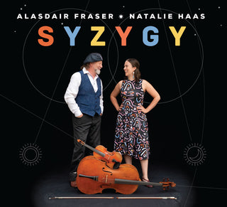 the album cover for Alasdair Fraser / Haas,Natalie - Syzygy