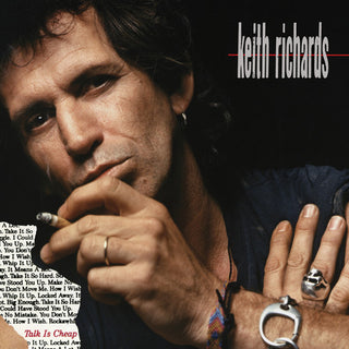 the album cover for Keith Richards - Talk Is Cheap