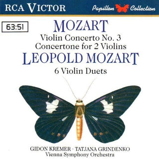 the album cover for Mozart / Kremer, Gidon - Violin Cto 3