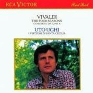 the album cover for Vivaldi / Ughi / Santa Cecilia Chamber Orch - Four Seasons Concert