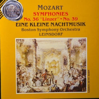 the album cover for Mozart / Leinsdorf / Boston Sym Orch - Syms No 36 & 39