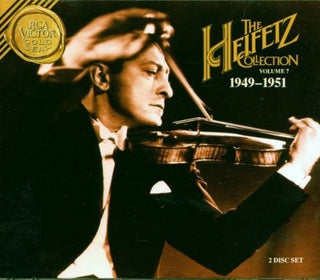 the album cover for Elgar / Tchaikovsky / Heifetz - Collection 7