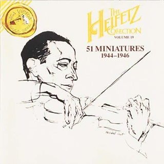 the album cover for Gershwin / Heifetz - Heifetz Collection 19