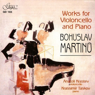 the album cover for Anatole Krastev - Works for Violin Cello & Piano