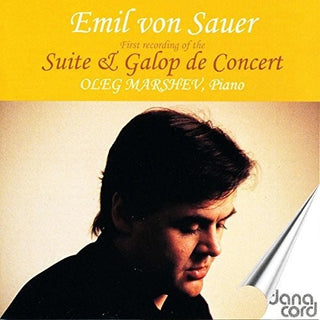 the album cover for Emil Sauer  Von / Marshev - Piano Music