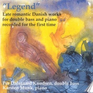 the album cover for Glass / Hegner / Neruda / Munk / Knudsen - Danish Works For Double Bass & Piano