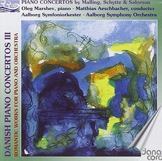 the album cover for Oleg Marshev - Danish Piano Concertos 3
