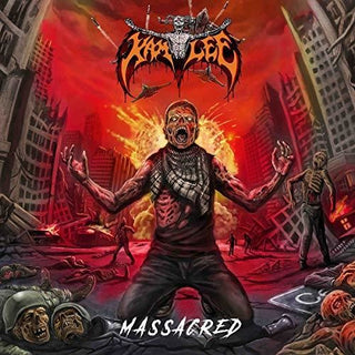 the album cover for Kam Lee - Massacred