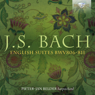 the album cover for J Bach .S. / Belder - English Suites BWV 806-811