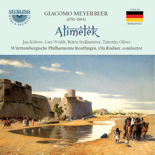 the album cover for Meyerbeer - Alimelek