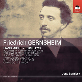 the album cover for Gernsheim / Barnieck - Piano Music 2