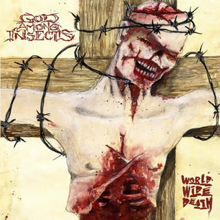 the album cover for God Among Insects - World Wide Death