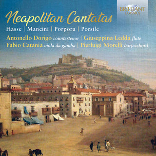 the album cover for Antonello Dorigo - Neapolitan Cantatas