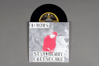 the album cover for Algebra Mothers/A-Moms - Strawberry Cheesecake / Modern Noise [Vinyl Single]