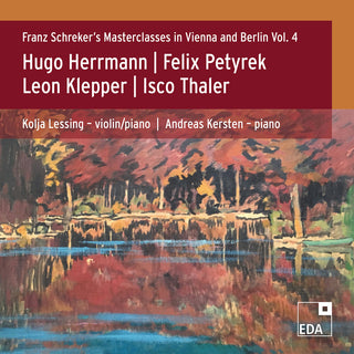 the album cover for Herrmann / Lessing / Kersten - Franz Schreker 4