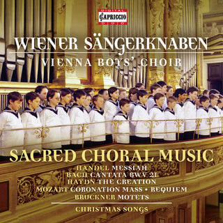 the album cover for J Bach S / Vienna Boys Choir - Sacred Choral Music