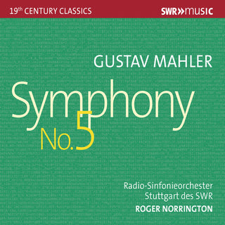 the album cover for Mahler / Swr Radio Symphony Orchestra - Symphony 5