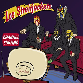 the album cover for Los Straitjackets - Channel Surfing