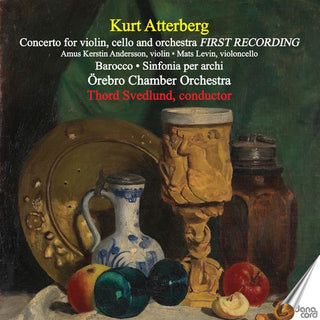 the album cover for Atterberg / Andersson / Levin - Concerto for Violin / Cello & Orchestra