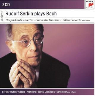 the album cover for J Bach S / Serkin - Rudolf Serkin Plays Bach