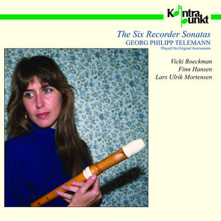 the album cover for Telemann / Vicki Boeckman - Six Recorded Sonatas