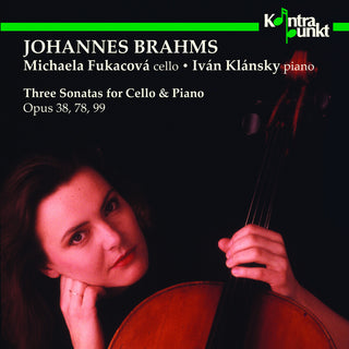 the album cover for Brahms / Klansky / Fukacova - 3 Sonatas for Piano & Cello