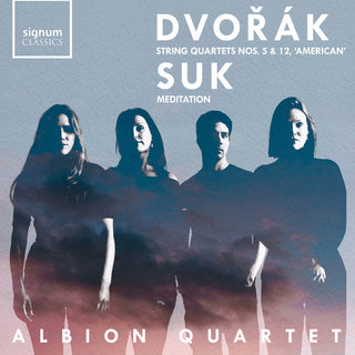 the album cover for Albion Quartet - String Quartets 5 & 12