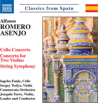 the album cover for Asenjo / Torre / Cammerata Orchestra - Cello Concerto