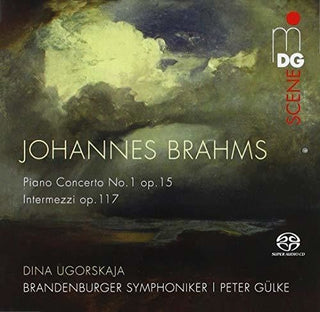 the album cover for Brahms / Brandenburger Symphoniker - Piano Concertos 1