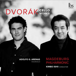 the album cover for Dvorak / Arenas / Ishii - Cello Works