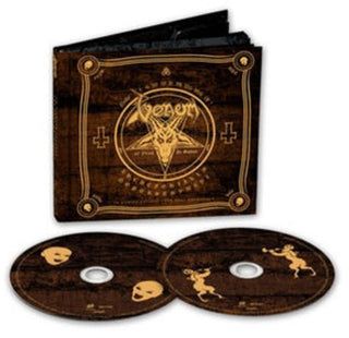 the album cover for Venom - In Nomine Satanas