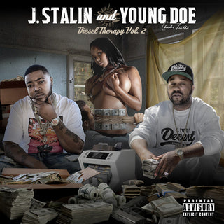 the album cover for J Stalin / Young Doe - Diesel Therapy 2 [Digipak]