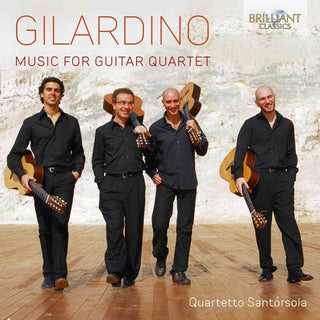 the album cover for Quartetto Santórsola - Music for Guitar Quartet