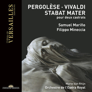 the album cover for Pergolesi / Marino / Rhijn - Stabat Mater Pour Deux Castrat