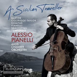 the album cover for Alessio Pianelli - A Sicilian Traveller