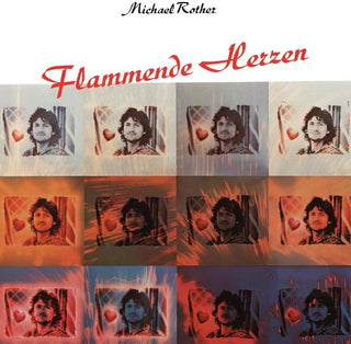 the album cover for Michael Rother - Flammende Herzen