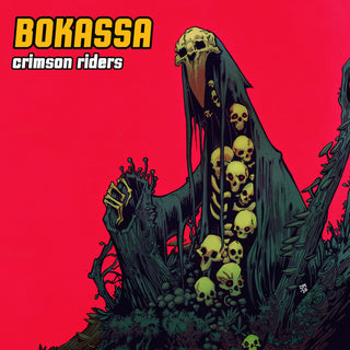 the album cover for Bokassa - Crimson Riders [Colored Vinyl] (Uk)