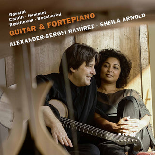 the album cover for Rossini / Ramirez / Arnold - Guitar & Fortepiano