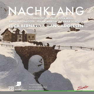 the album cover for Honegger / Bernard / Adolfsen - Nachklang