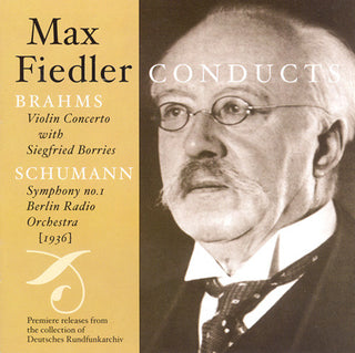 the album cover for Max Fiedler - Violin Concerto / Symphony 1