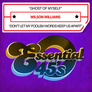 the album cover for Wilson Williams - Ghost Of Myself / Don't Let My Foolish Words (Mod)