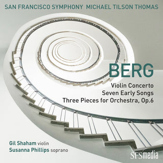 the album cover for Berg / Michael Thomas  Tilson / San Francisco Sym - Berg: Violin Concerto, Seven Early Songs & Three Pieces for Orchestra , Op.6