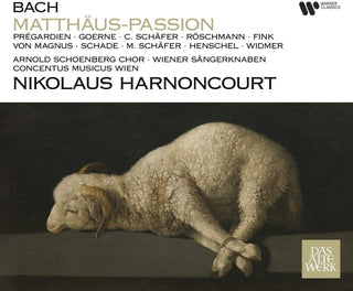 the album cover for Nikolaus Harnoncourt  / Concentus Musicus Wien - St Matthew Passion - Passion Selon St Matthieu (Bach)