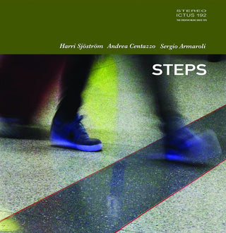 the album cover for Andrea Centazzo  / Sjostrom,Harri / Armaroli,Sergo - Steps
