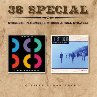 the album cover for 38 Special - Strength In Numbers / Rock & Roll Strategy
