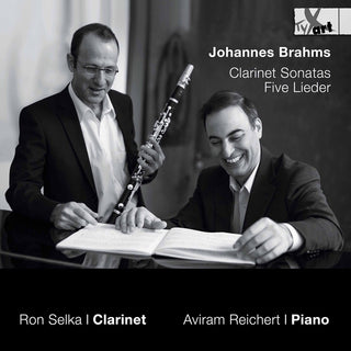 the album cover for Brahms / Selka / Reichert - Clarinet Sonatas & Five Lieder